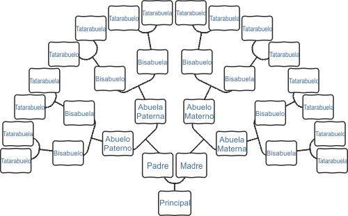 Parentescos en el árbol genealógico