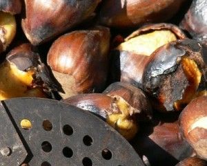 Castañas para el día de todos los santos