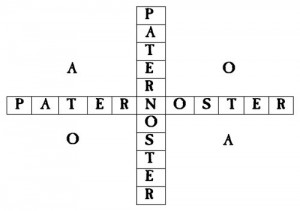 crucigrama en un libro parroquial
