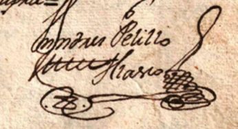 Firmas en los documentos antiguos