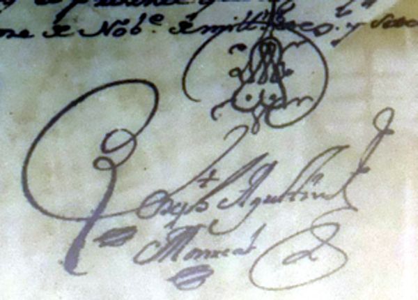 Los adornos en las firmas de las partidas sacramentales antiguas