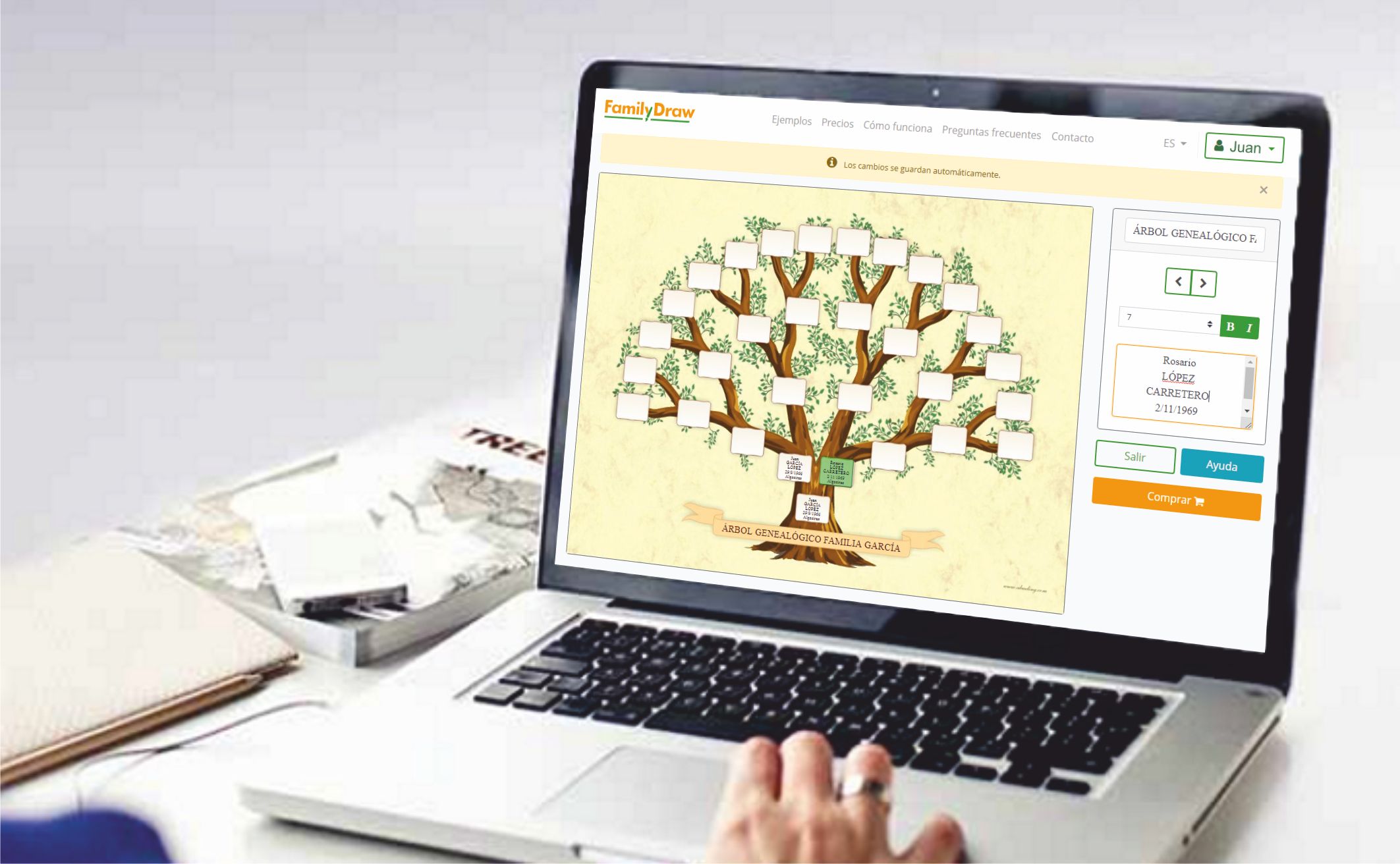 Cómo crear un árbol genealógico atractivo para enmarcar y colgar