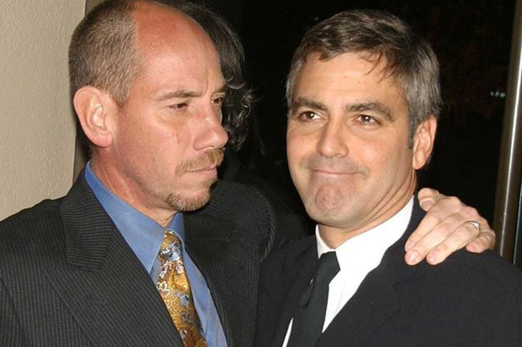 George Clooney y su primo hermano Miguel Ferrer