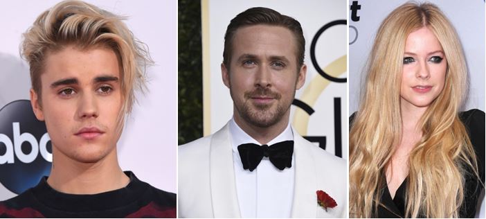 Justin Bieber, y suparentesco familiar con Ryan Gosling y Avril Lavigne