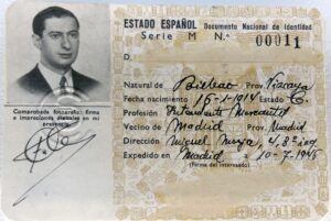 Boceto de pruebas del primer DNI