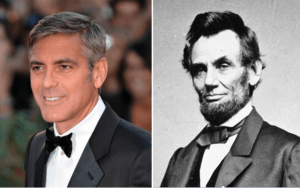 George Clooney y Abraham Lincoln
