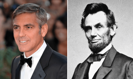 George Clooney y Abraham Lincoln