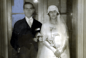 fotografía de casamiento antiguo