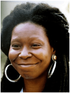 Whoopi Goldberg fue abuela a los 34 años