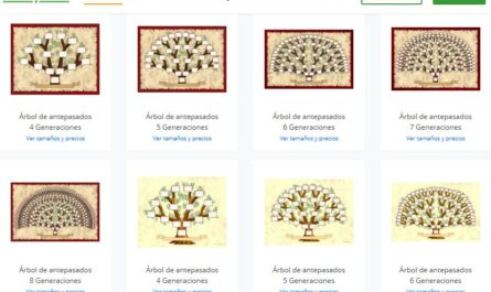 Plantillas de árbol genealógico FamilyDraw