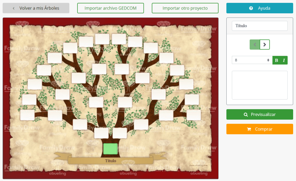 en el medio de la nada emitir veredicto Cómo hacer tu árbol genealógico paso a paso con FamilyDraw