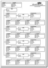 Descendants Family Tree Template