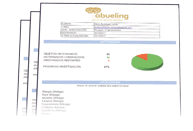 Report of the genealogical research process follow-up of genealogy research