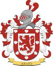 Escudo del apellido abajo