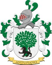 Escudo del apellido antunano